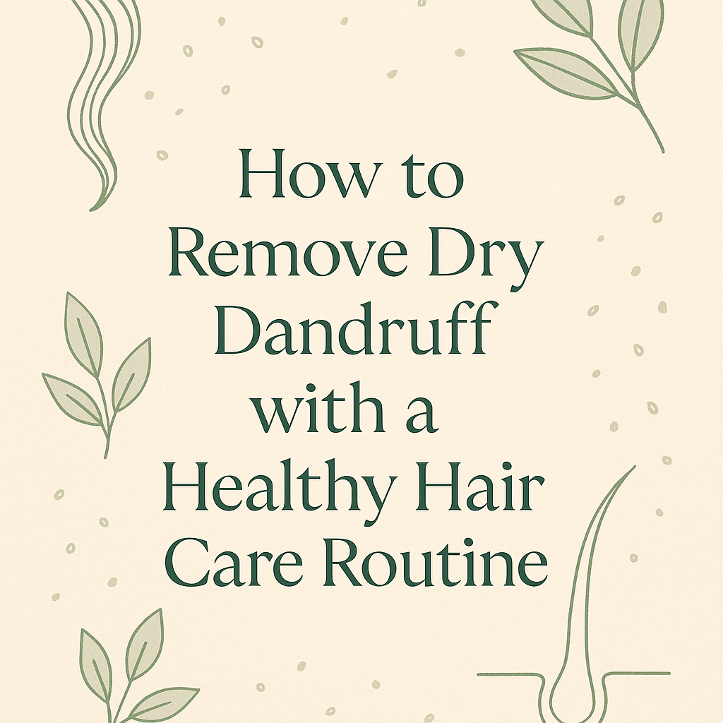 How to Remove Dry Dandruff with a Healthy Hair Care Routine