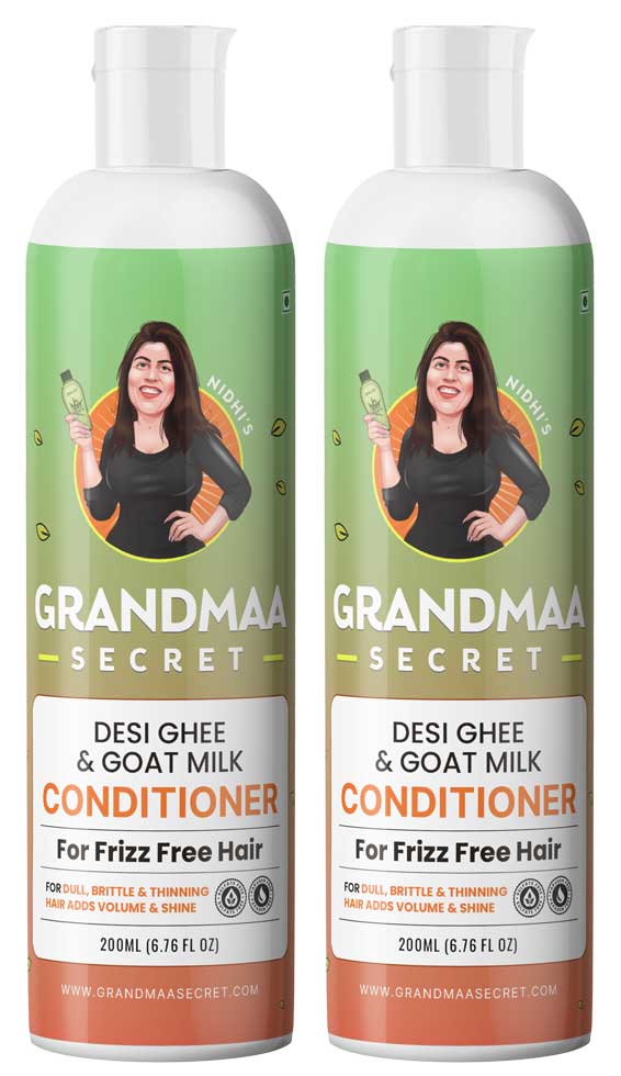 Desi Ghee & Goat Milk Conditioner for Dry & Damaged Hair - 200ML