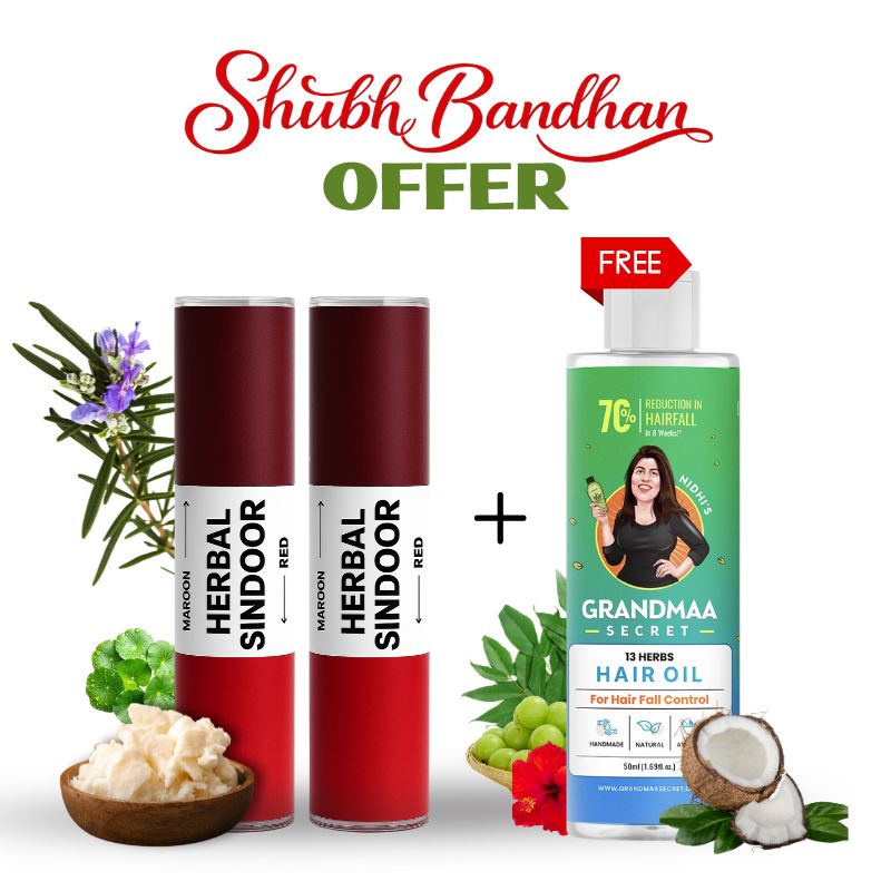 Herbal Sindoor Combo Pack -Shubh Bandhan Offer - grandmaasecret.com