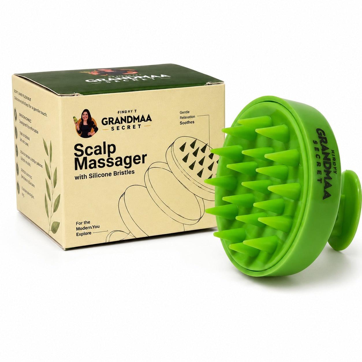 Silicon Smooth Scalp Massager  1pc