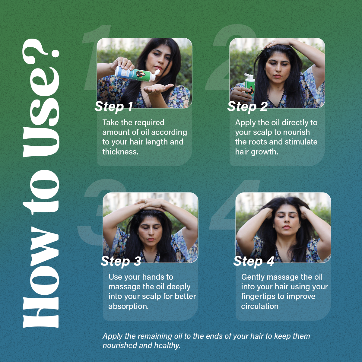 how to use hair oil for hair growth , best hair oil for thin and frizz hair , how to deep hair oil to scalp