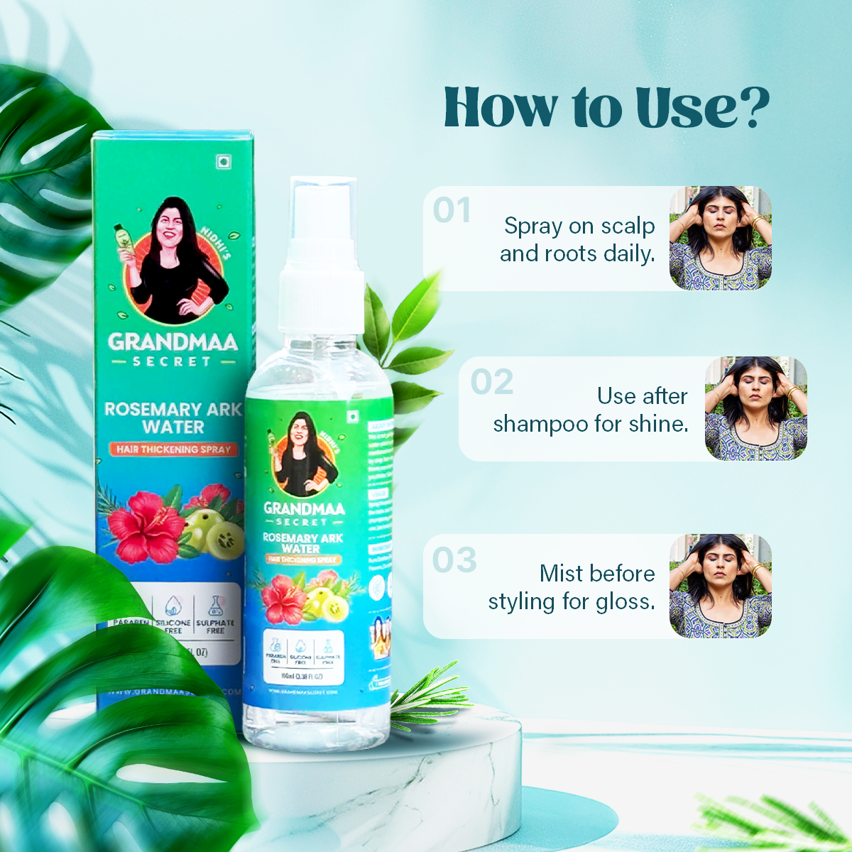 scalp spray for hair growth  , best spray to use after shampoo and shine , spray for hair care