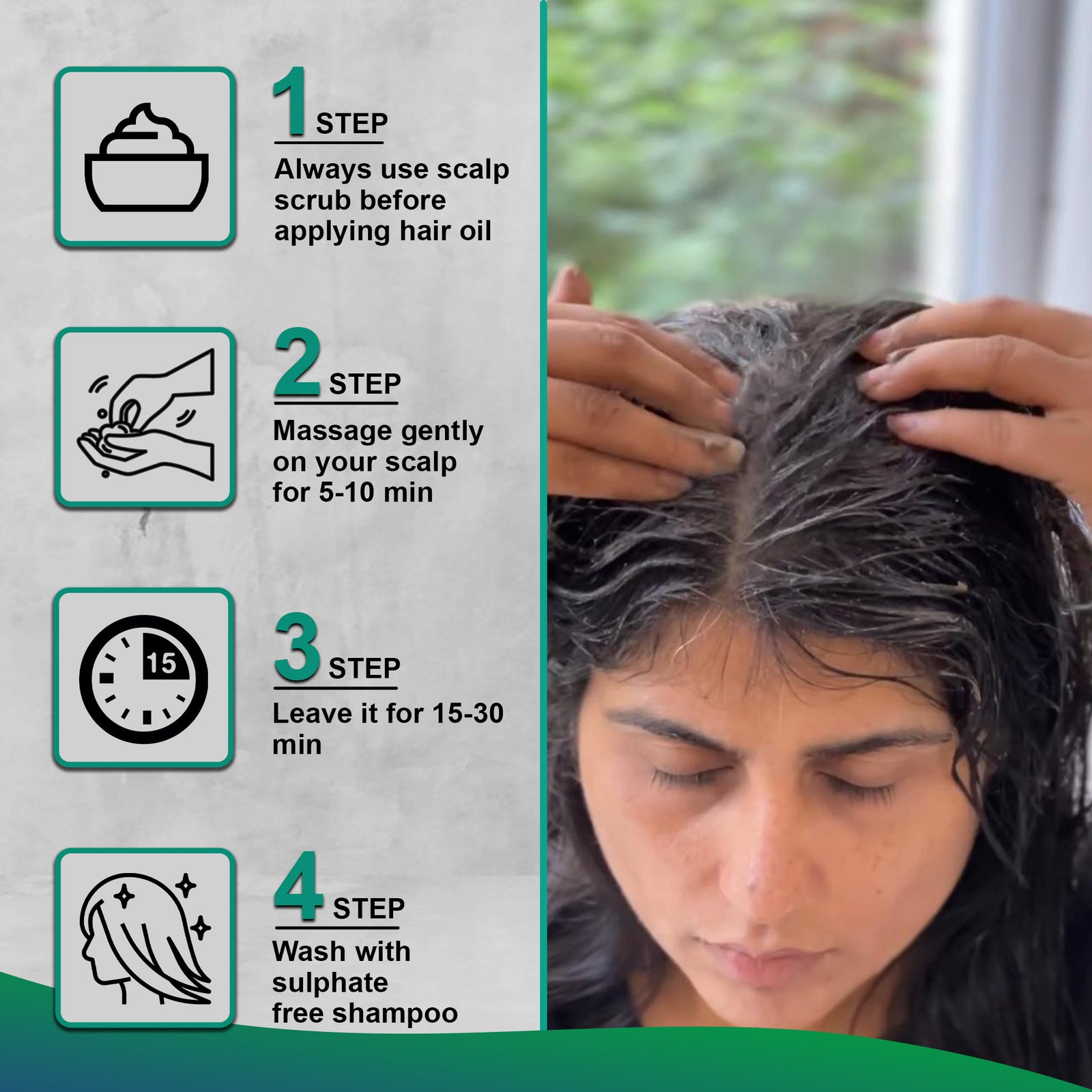 Deep Cleaning Scalp Scrub | Homemade Scalp Scrub for Dandruff