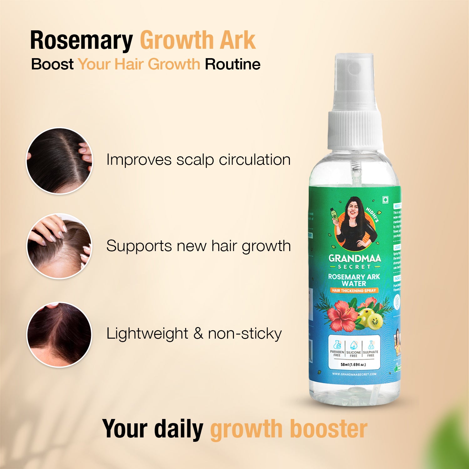 Hair Growth Trial Combo - 4pc - grandmaasecret.com
